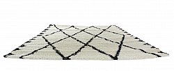 Shaggy szőnyeg - Alia (fekete/fehér)