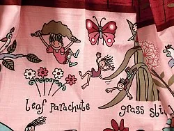 Függöny - Pink Friends (rózsaszín)