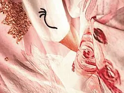 Függöny - Swan (rózsaszín)