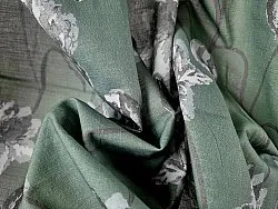 Függönyök - Pamutfüggöny Alegria (zöld)