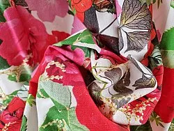 Függönyök - Pamutfüggöny Magic (rózsaszín)