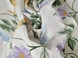 Függönyök - Pamutfüggöny Dahlia (kék)