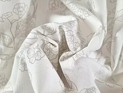 Függönyök - Pamutfüggöny Minna (szürke)