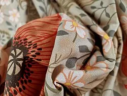 Pamutfüggöny - Poppy (bézs)