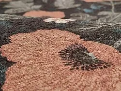 Kerek szőnyeg - Poppy (fekete)