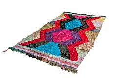 Marokkói Boucherouite szőnyeg 125 x 235 cm