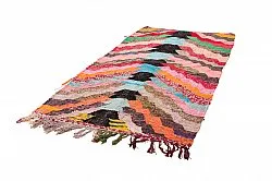 Marokkói Boucherouite szőnyeg 125 x 250 cm