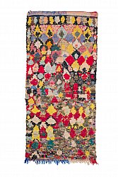 Marokkói Boucherouite szőnyeg 250 x 115 cm