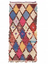 Marokkói Boucherouite szőnyeg 210 x 95 cm
