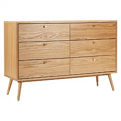 Öltöző - Prime - 6 lådor (tölgy)