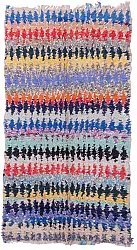 Marokkói Boucherouite szőnyeg 230 x 125 cm