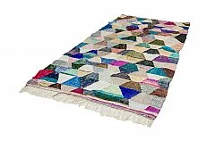 Marokkói Boucherouite szőnyeg 150 x 305 cm