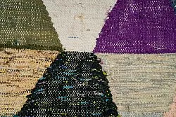 Marokkói Boucherouite szőnyeg 150 x 305 cm