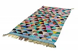 Marokkói Boucherouite szőnyeg 125 x 255 cm