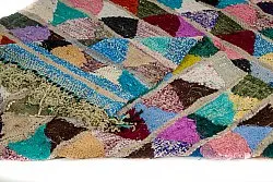 Marokkói Boucherouite szőnyeg 125 x 255 cm