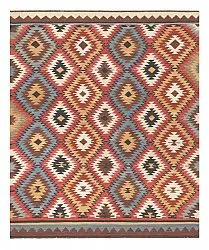 Keleti Szőnyeg - Hazara Kelim Hand Woven - 247 x 288 cm