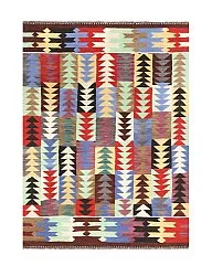 Keleti Szőnyeg - Hazara Kelim Hand Woven - 154 x 201 cm