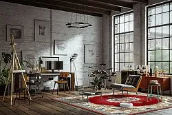 Wilton szőnyeg - Lukla (piros)