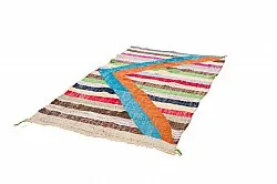 Marokkói Boucherouite szőnyeg 125 x 215 cm