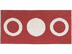 Plastmattor - Horredsmattan Circle (röd)