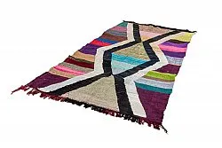 Marokkói Boucherouite szőnyeg 135 x 255 cm