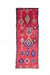 Marokkói Boucherouite szőnyeg 240 x 90 cm