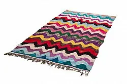 Marokkói Boucherouite szőnyeg 125 x 235 cm