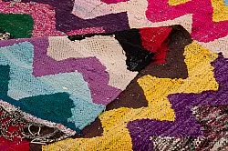 Marokkói Boucherouite szőnyeg 125 x 235 cm