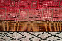 Marokkói Boucherouite szőnyeg 150 x 365 cm