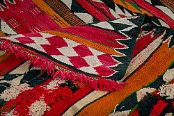 Marokkói Boucherouite szőnyeg 150 x 365 cm