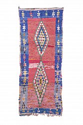 Marokkói Boucherouite szőnyeg 260 x 105 cm