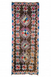 Marokkói Boucherouite szőnyeg 395 x 150 cm