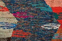 Marokkói Boucherouite szőnyeg 135 x 265 cm