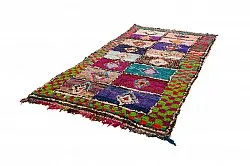 Marokkói Boucherouite szőnyeg 145 x 305 cm