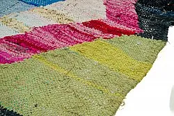 Marokkói Boucherouite szőnyeg 125 x 240 cm