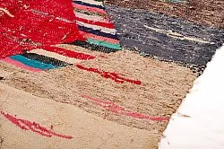 Marokkói Boucherouite szőnyeg 125 x 240 cm