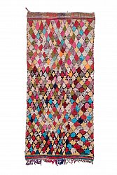 Marokkói Boucherouite szőnyeg 300 x 135 cm