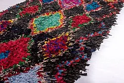 Marokkói Boucherouite szőnyeg 255 x 110 cm