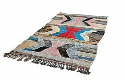 Marokkói Boucherouite szőnyeg 140 x 255 cm