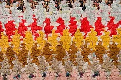 Marokkói Boucherouite szőnyeg 250 x 160 cm