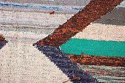 Marokkói Boucherouite szőnyeg 130 x 250 cm