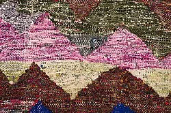 Marokkói Boucherouite szőnyeg 125 x 245 cm