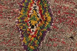 Marokkói Boucherouite szőnyeg 230 x 80 cm