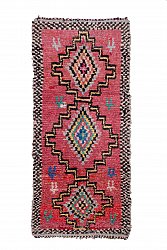 Marokkói Boucherouite szőnyeg 285 x 130 cm