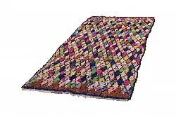Marokkói Boucherouite szőnyeg 245 x 115 cm