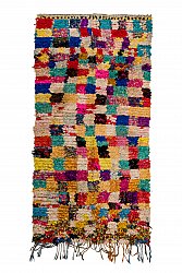 Marokkói Boucherouite szőnyeg 270 x 125 cm