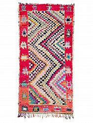Marokkói Boucherouite szőnyeg 260 x 130 cm