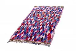 Marokkói Boucherouite szőnyeg 220 x 110 cm
