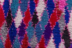 Marokkói Boucherouite szőnyeg 220 x 110 cm