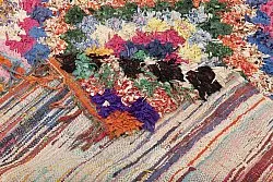 Marokkói Boucherouite szőnyeg 215 x 170 cm